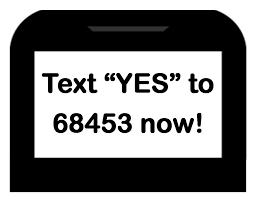 text yes logo 